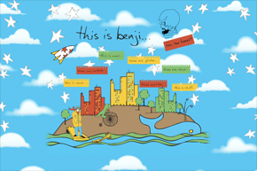 This is Benji Landing page